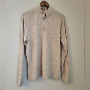 Coolibar Merino Suntech Helm Merino Quarter Zip, Size L